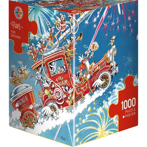 天使消防隊(復刻拼圖)(三角盒)