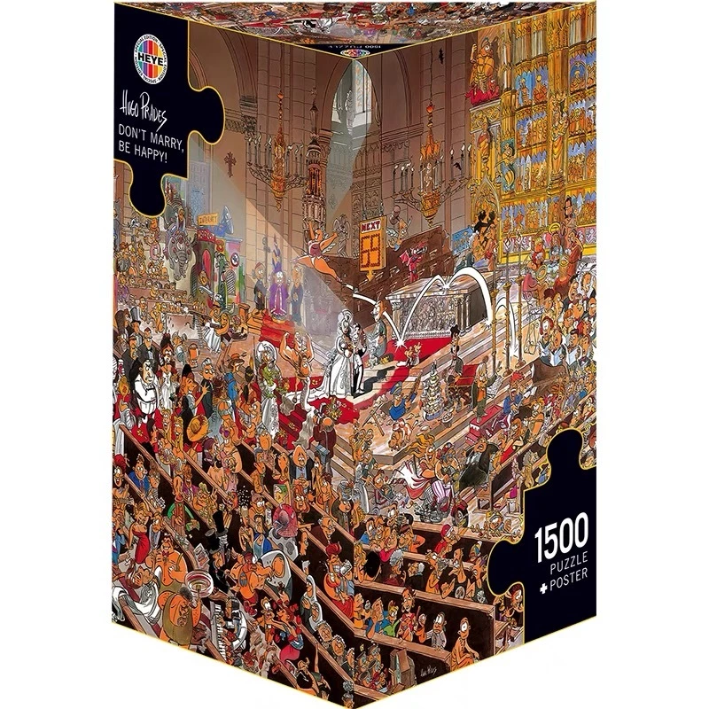 不要結婚要幸福(復刻拼圖)(三角盒)(盒損)