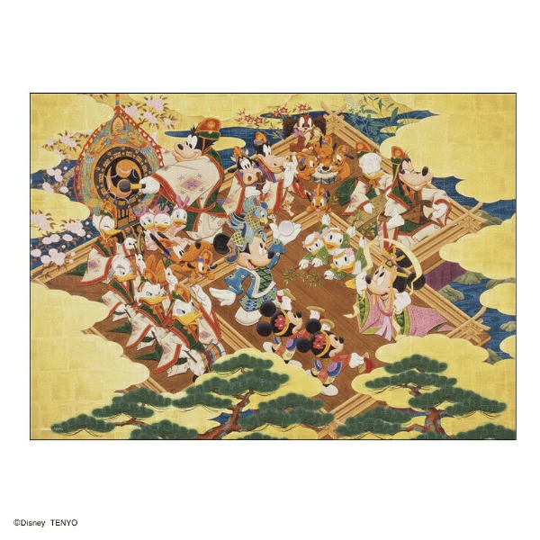 米奇米妮 大和歌舞風