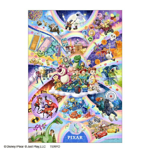 皮克斯角色大集合 彩虹