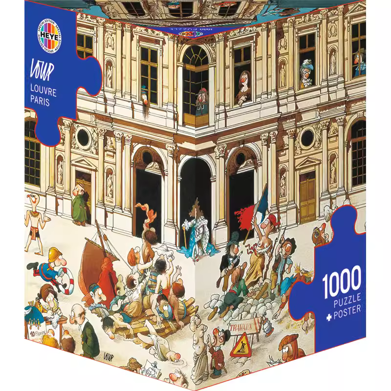 羅浮宮 Jean Jacques Loup(復刻拼圖)(三角盒)