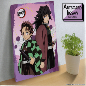 鬼滅之刃 炭治郎 義勇(無框畫)