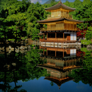 京都 綠葉金閣寺 世界遺產(絕版)