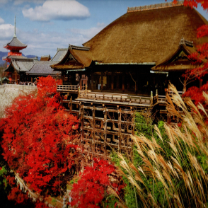 京都 清水寺的秋天 世界遺產(絕版)