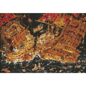 通緝系列 : 海盜船(復刻拼圖)