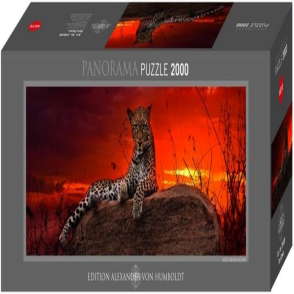 紅色黎明 花豹(長幅)(盒損)