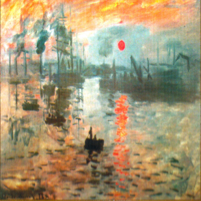 印象 日出 莫內