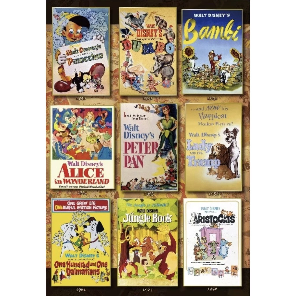 迪士尼動畫 電影海報集