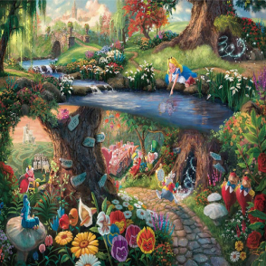 愛麗絲夢遊仙境 Thomas Kinkade