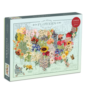 美國花朵地圖 by Wendy Gold