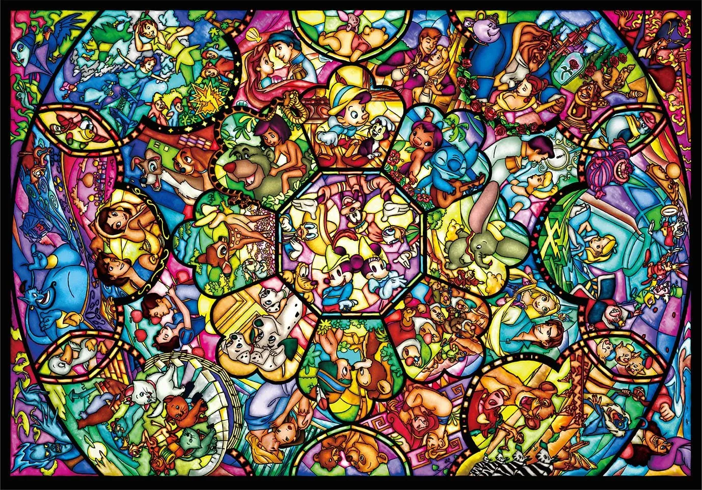 迪士尼全明星窗花