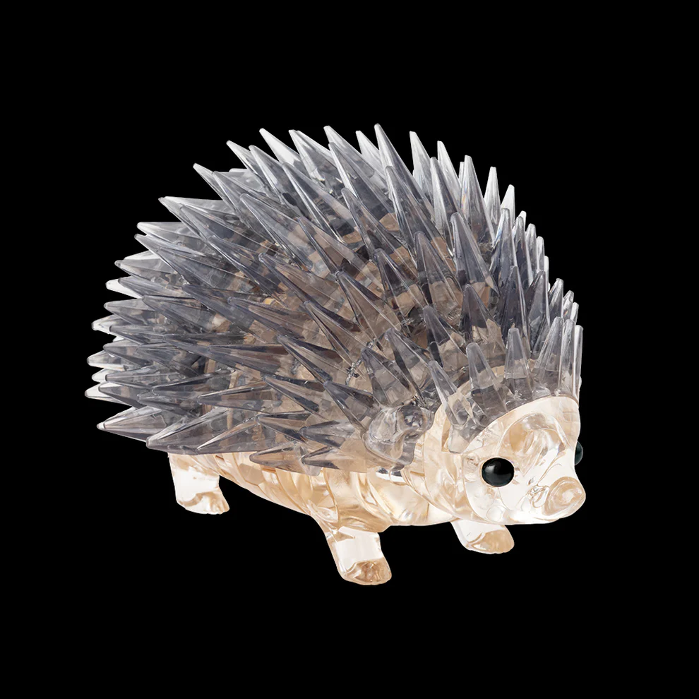 刺蝟 灰色(立體水晶)