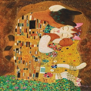 貓.美術館 貓吻