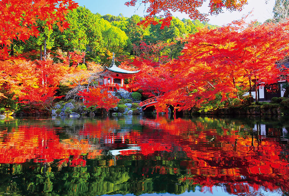 著上秋色的醍醐寺
