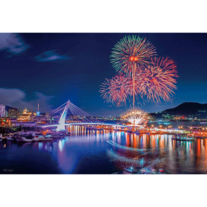 淡水情人橋煙火秀(夜光)