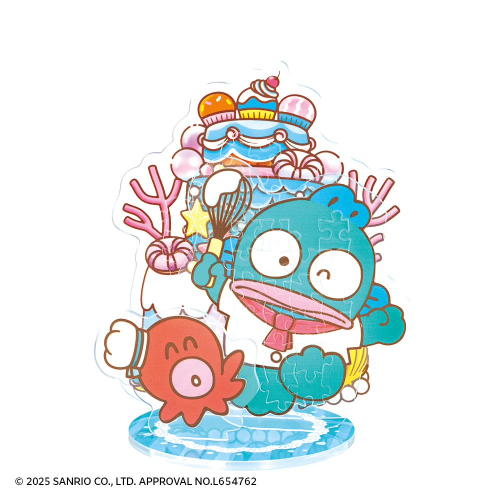 人魚漢頓 水晶立牌(塑膠透明)