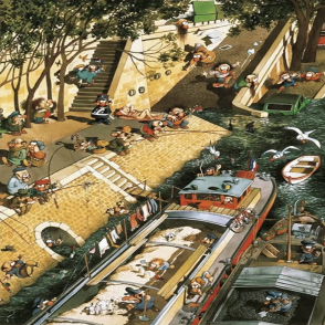 法式熱吻-通緝系列(復刻拼圖)