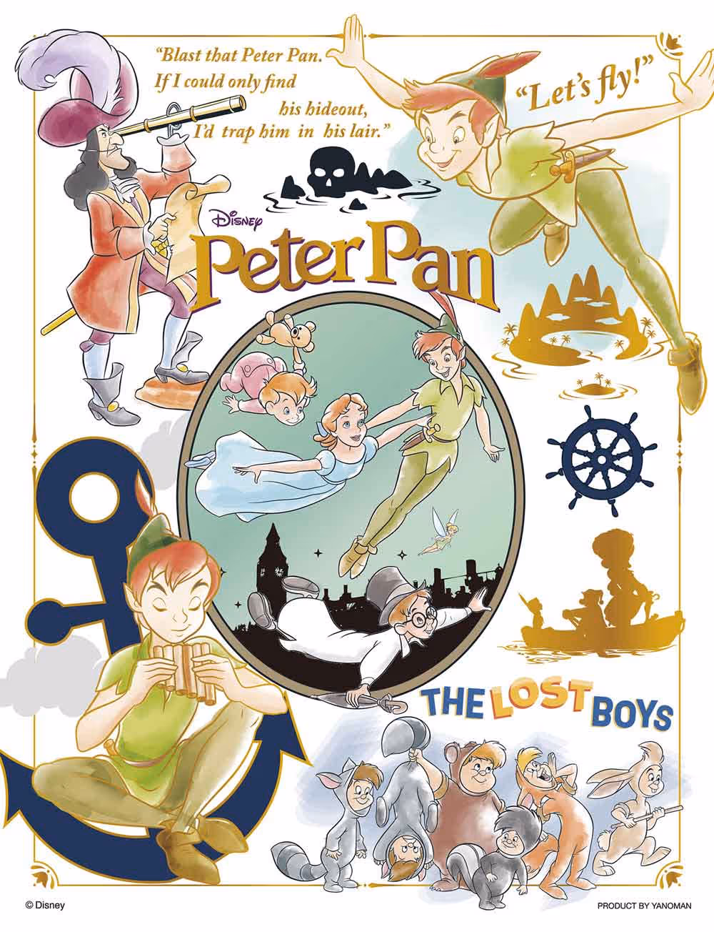 小飛俠彼得潘(燙金)(迷你片)