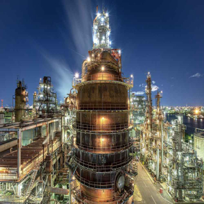 川崎工廠夜景 東亞石油