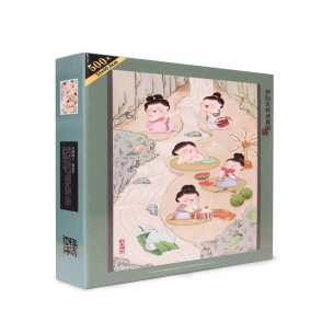 胖臉吉祥消暑圖