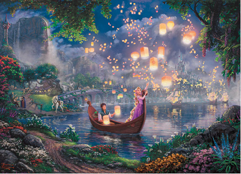 長髮公主 Thomas Kinkade