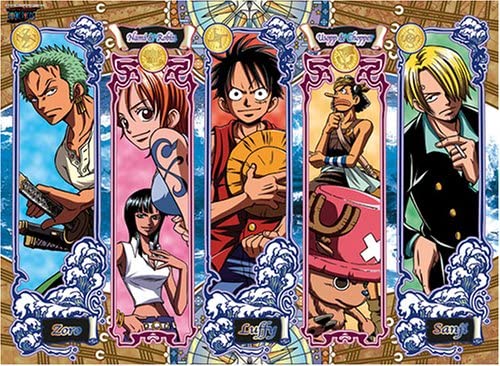 航海王 草帽海賊團(絕版)(塑膠透明)(大拼片)