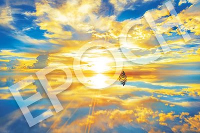 金色的烏尤尼鹽湖