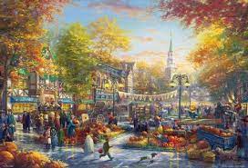 南瓜祭典 Thomas Kinkade(盒損)
