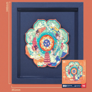 異拼樂-敦煌(木頭造型拼圖)