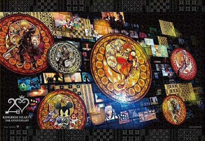 王國之心 20周年紀念 彩繪玻璃