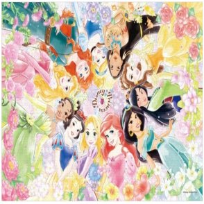 迪士尼公主 Floral Dream(布拼裝飾)