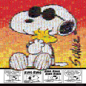 史努比與糊塗塌客 馬賽克