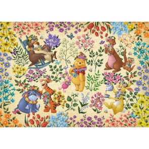 小熊維尼 用花來打扮