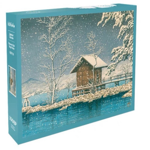 川瀨巴水 集田沢湖漢槎宮