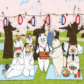 不思議的貓世界 春日賞櫻