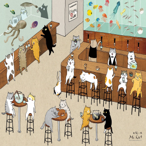 貓小姐 藍色啤酒海