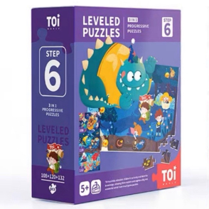 兒童拼圖6階-神秘探險