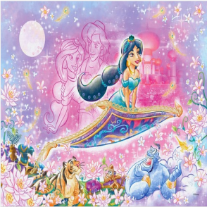 異國浪漫 茉莉公主(布拼裝飾)