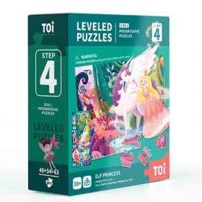 兒童拼圖4階-精靈公主(盒損)