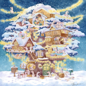  兔崽崽 林間雪屋