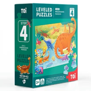 兒童拼圖4階-恐龍世界