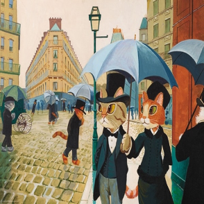 貓.美術館 貓咪討厭濕噠噠