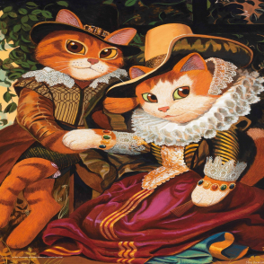 貓.美術館 畫家與他的妻子